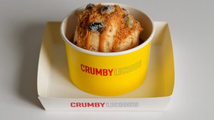 Rutab Caramel Crumble